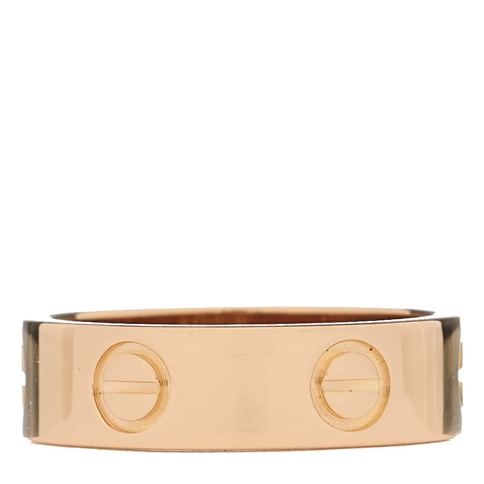 18K Pink Gold 5.5mm LOVE Ring 53 6.5