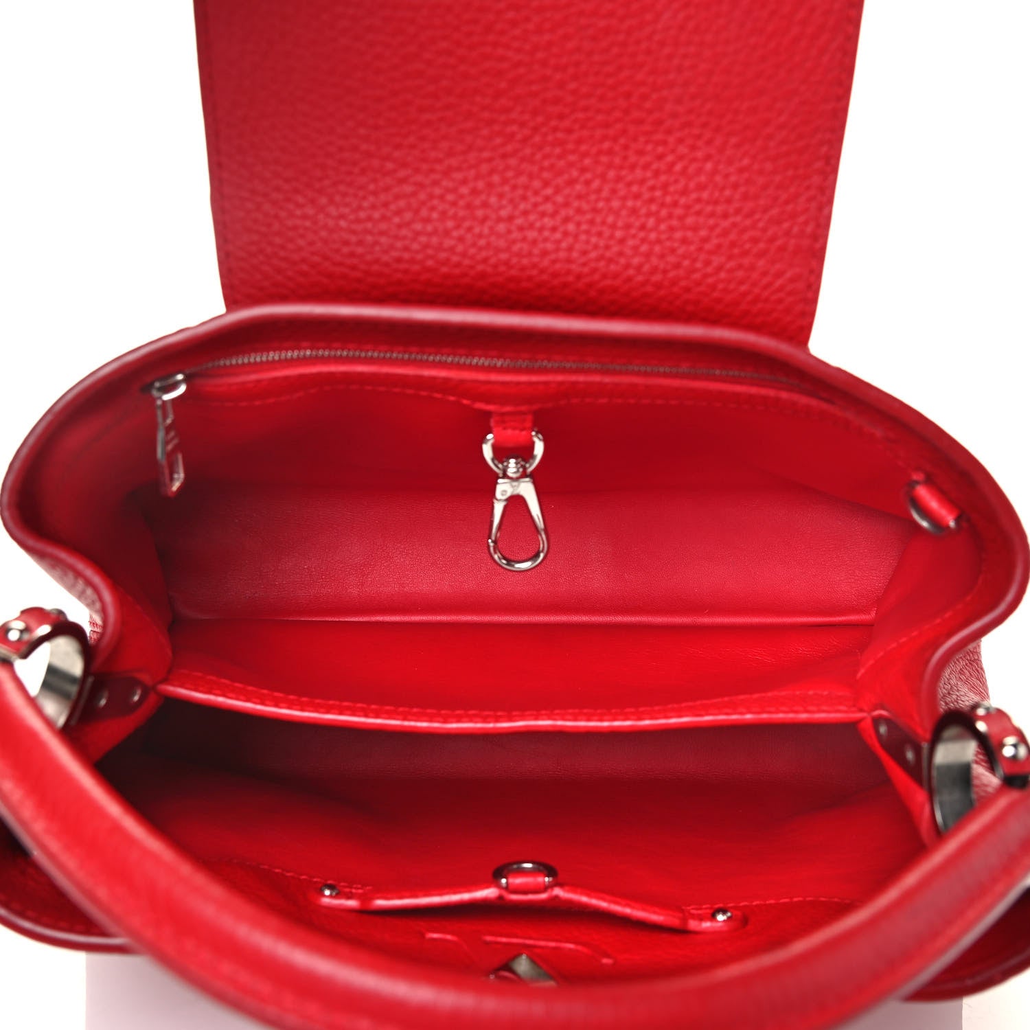 Louis Vuitton Taurillon Capucines PM Rubis 4 of 4