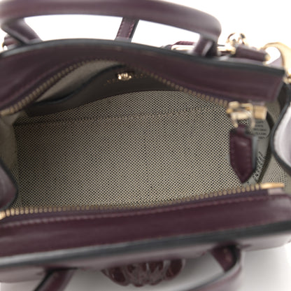 Versace Calfskin Small Palazzo Empire Bag Burgundy 4 of 18