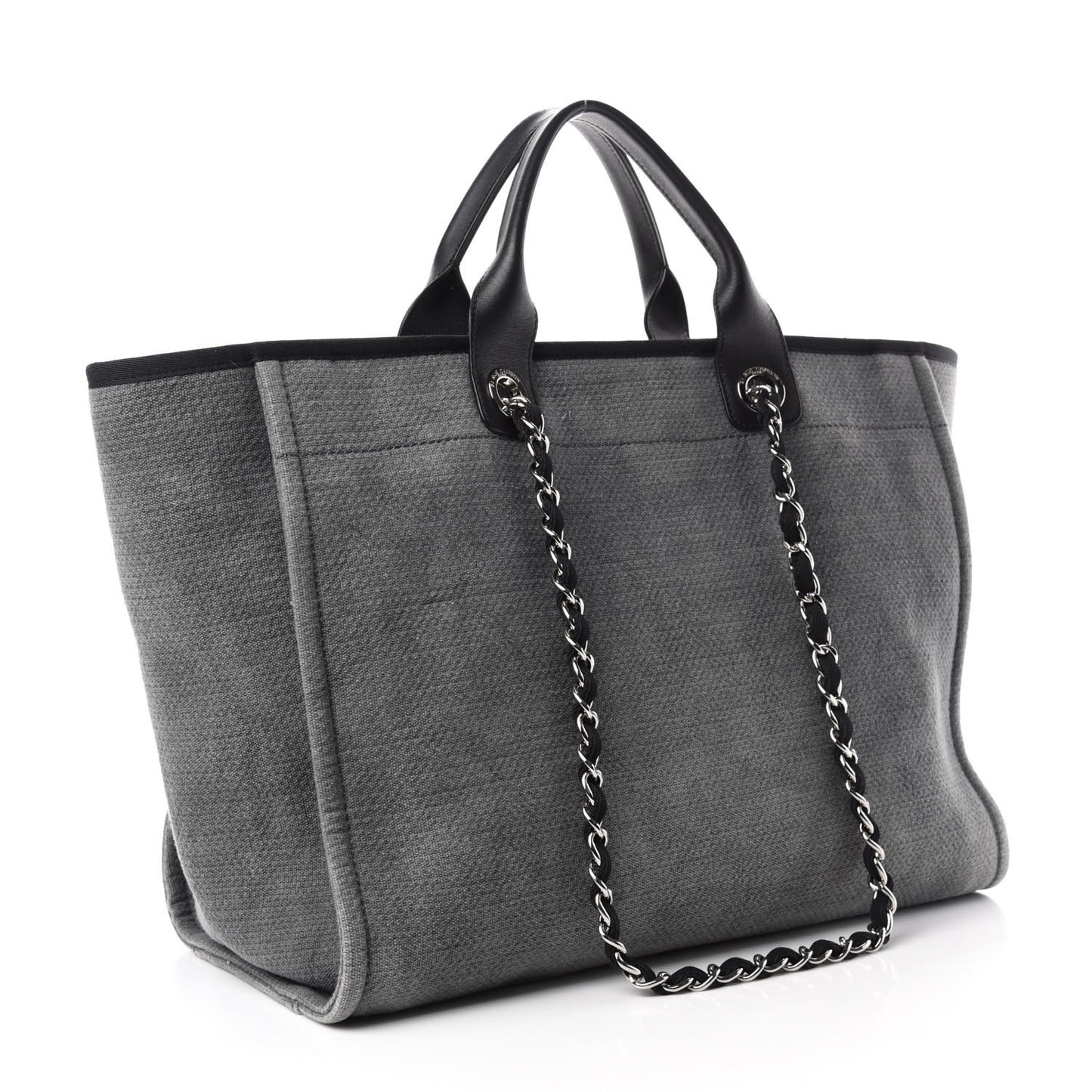 Canvas Medium Deauville Tote Grey