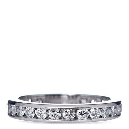 Tiffany Platinum Diamond 3mm Wedding Band Ring 49 5 3 of 4