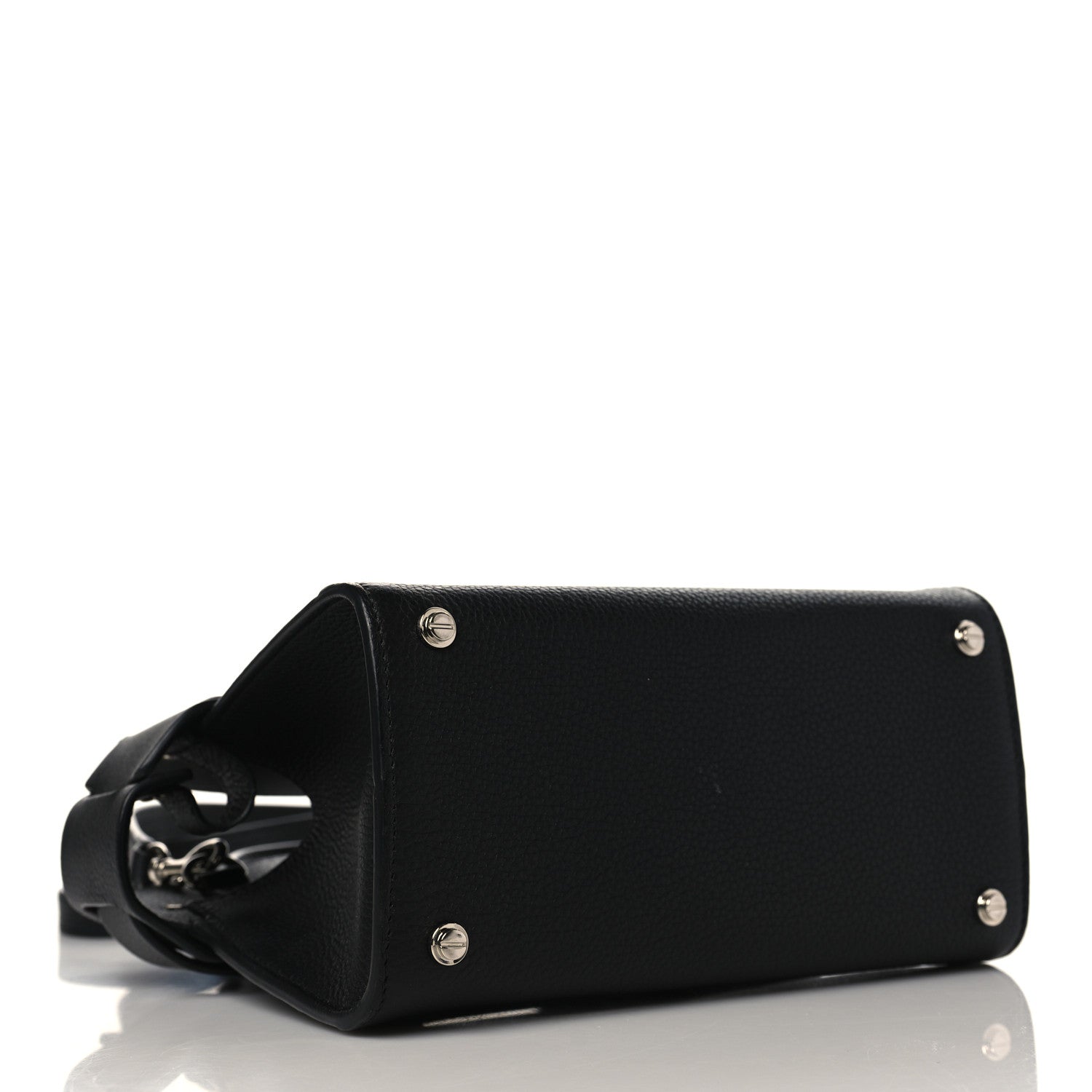 Givenchy Grained Calfskin Small Horizon Satchel Black 4 of 8