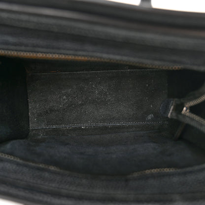 Celine Drummed Calfskin Nano Luggage Black 5 of 11