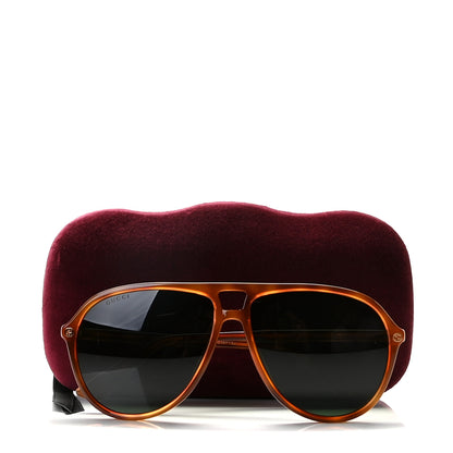 Gucci Aviator Sunglasses GG0119S Tortoise 8 of 8