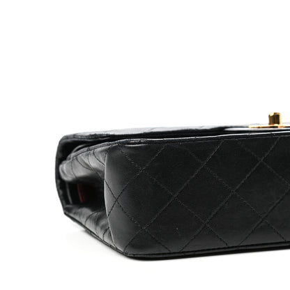 Chanel Lambskin Quilted Small Double Flap Black 8 of 10