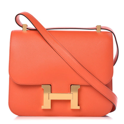 Hermes Evercolor Constance 24 Orange Poppy 1 of 24