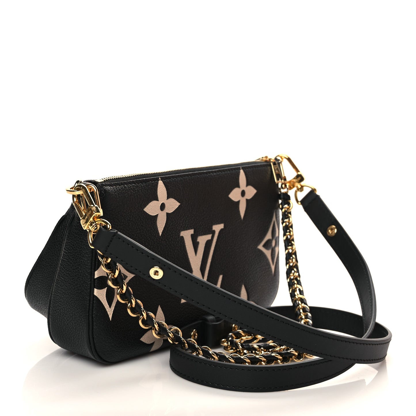 Empreinte Monogram Giant Multi Pochette Accessories Black Beige