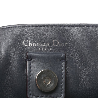 Christian Dior Metallic Bullcalf Mini Diorissimo Tote Light Blue 6 of 9
