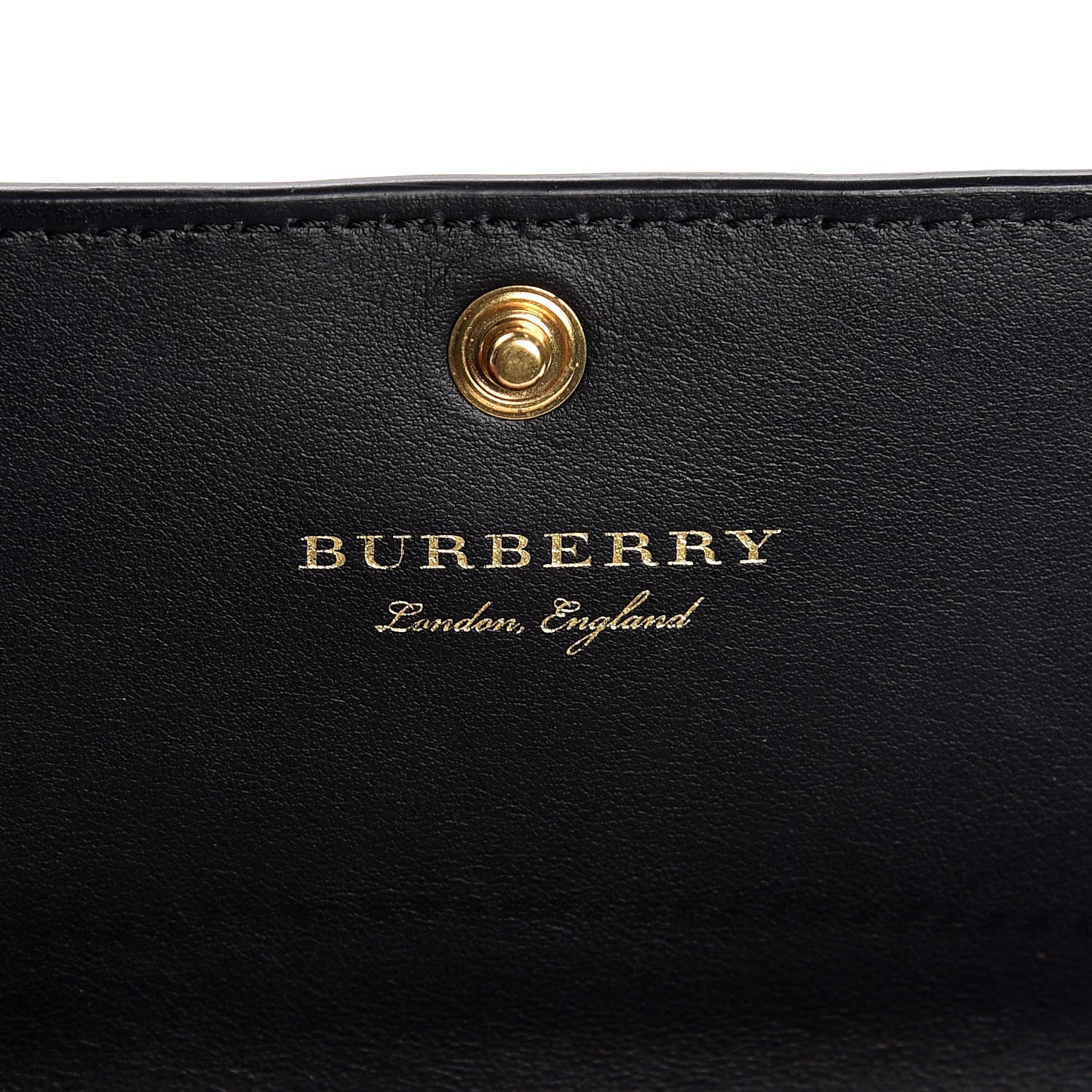 Burberry Vintage Check Continental Wallet Black 6 of 8