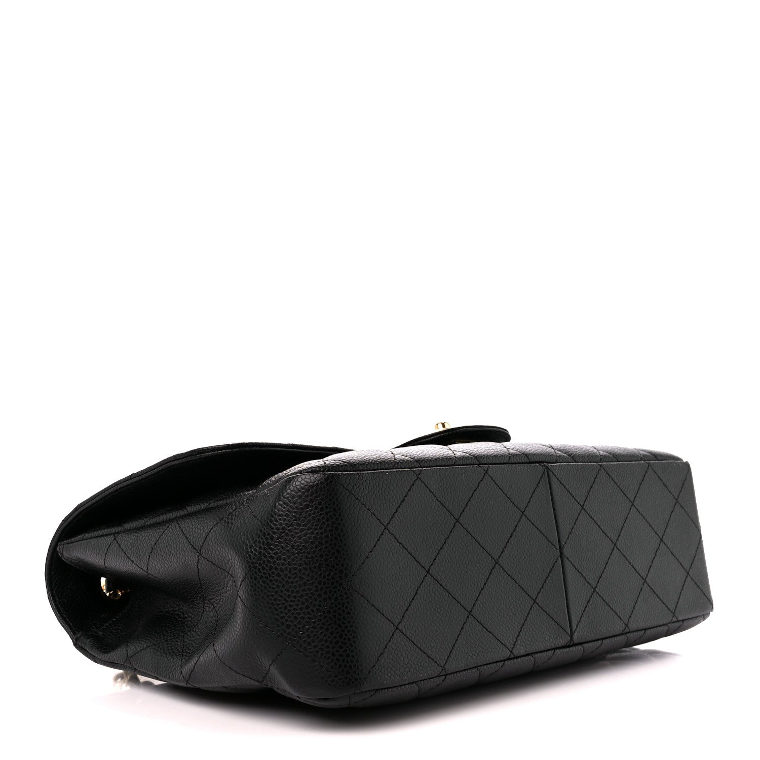Chanel Caviar Quilted Jumbo Single Flap Black 4 of 9