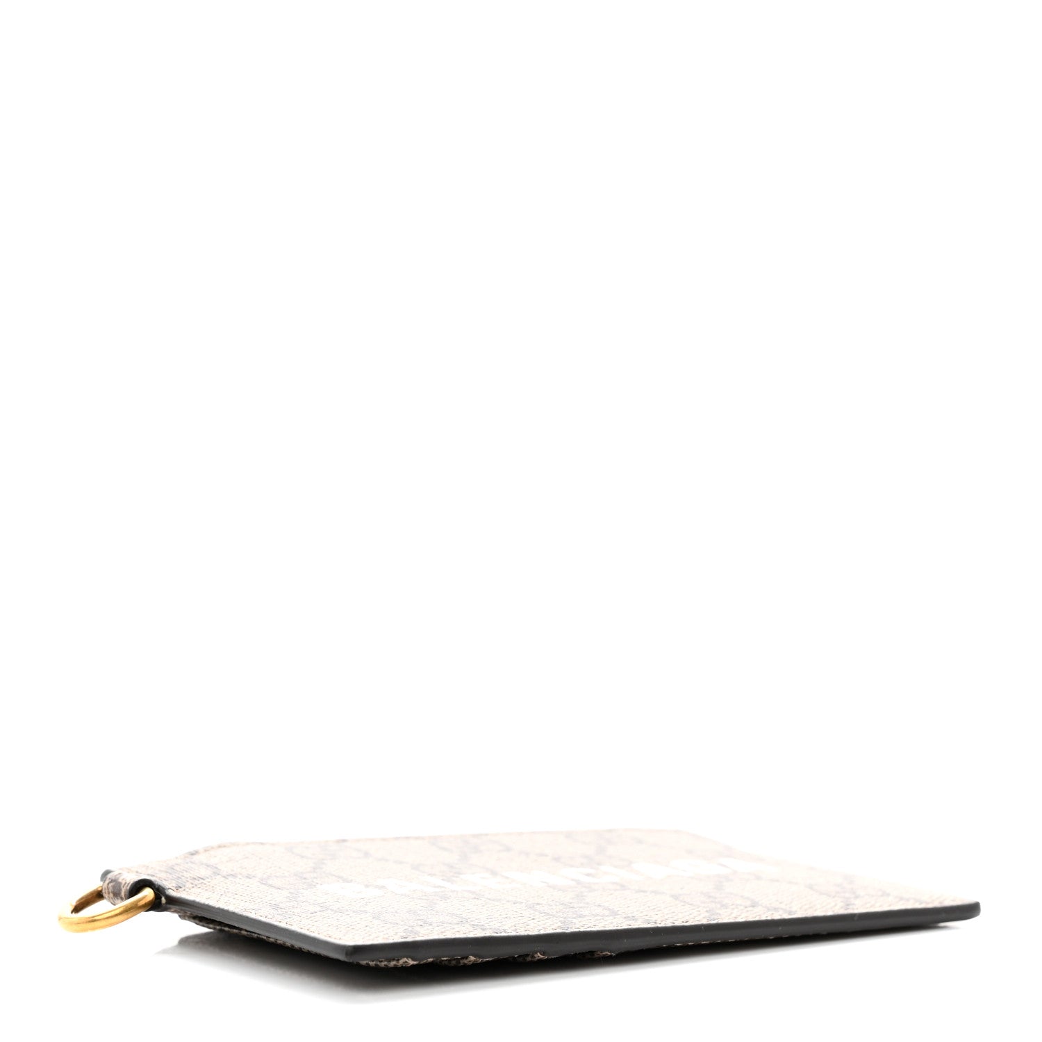 Gucci X BALENCIAGA GG Supreme Monogram Logo Card Case With Strap Beige Ebony 4 of 6