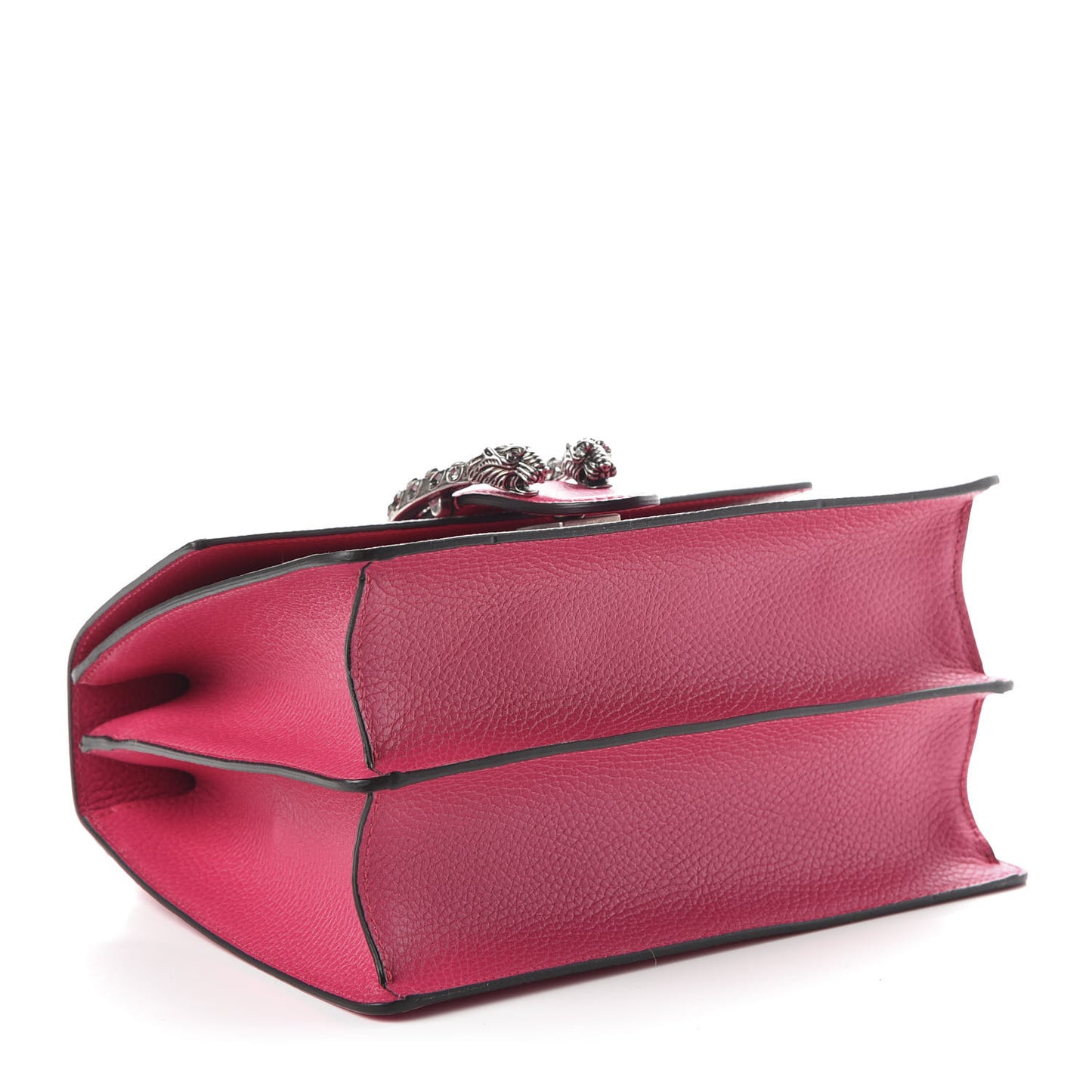 Dollar Calfskin Crystal Web Medium Dionysus Bamboo Top Handle Bag Box Pink Black Diamond