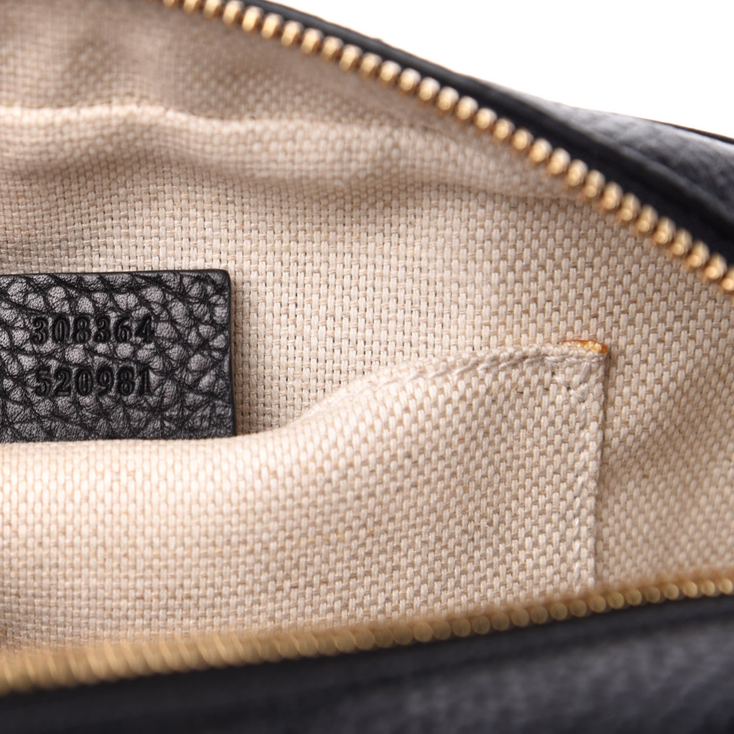 Gucci Pebbled Calfskin Small Soho Disco Bag Black 7 of 12