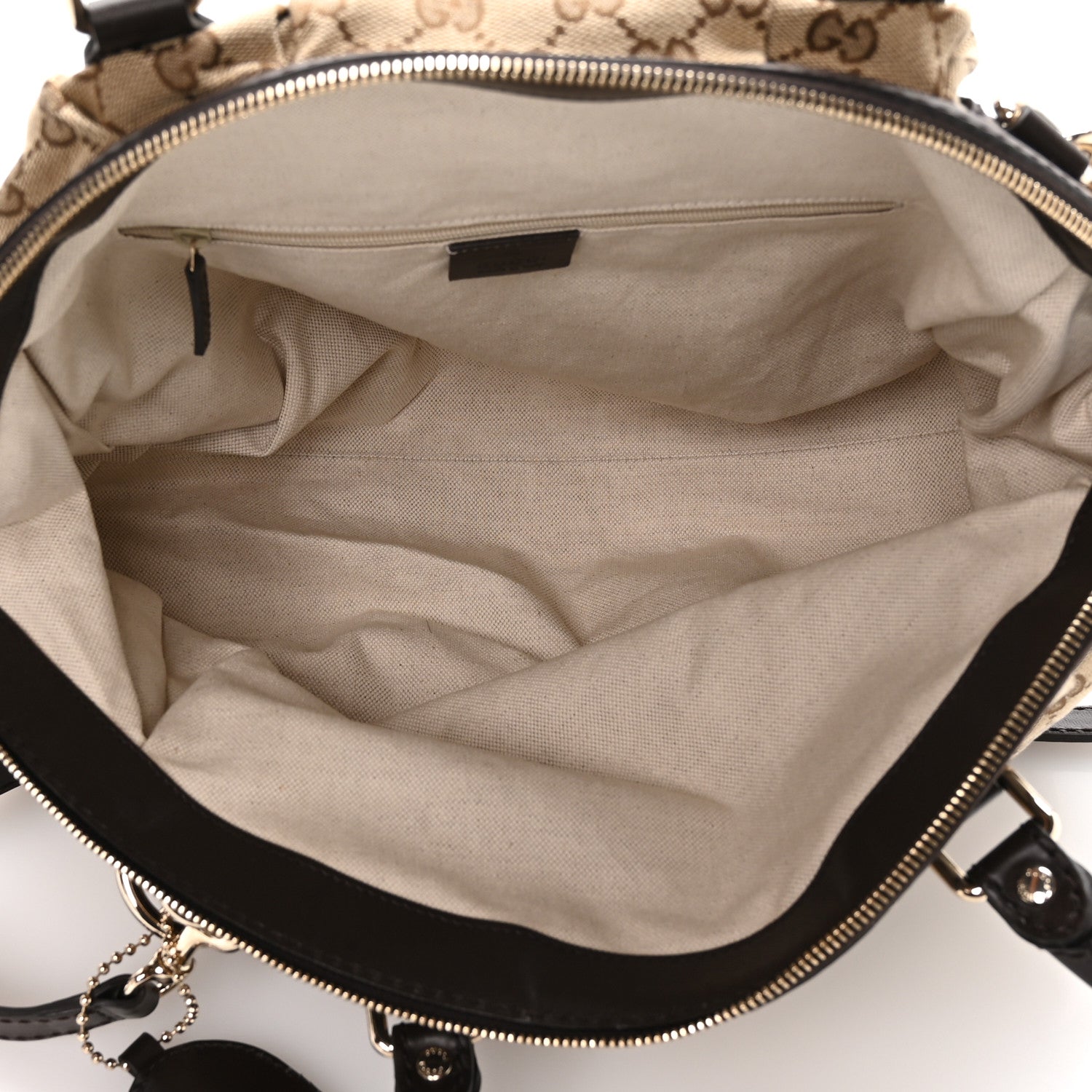 Gucci Monogram Medium Sukey Boston Bag Brown 5 of 10