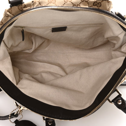 Gucci Monogram Medium Sukey Boston Bag Brown 5 of 10