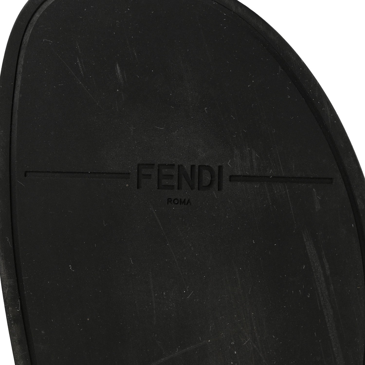 Fendi Fabric Jacquard Nappa FF Womens Fendi Feel Buckled Slide Sandals 40 Tobacco Black Miele Scuro 7 of 9