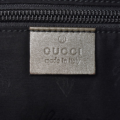 Gucci Imprime Monogram Large Zippered Shopping Tote Pewter 6 of 12
