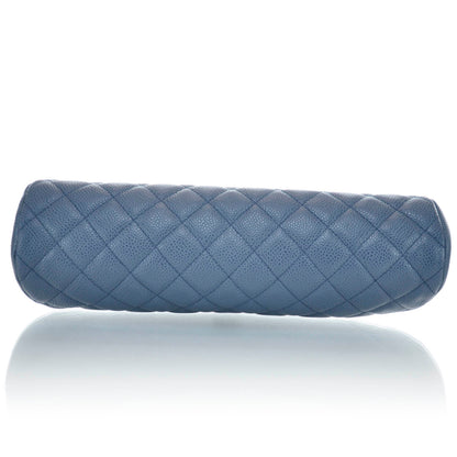 Chanel Caviar Quilted Timeless Clutch Blue 5 of 11