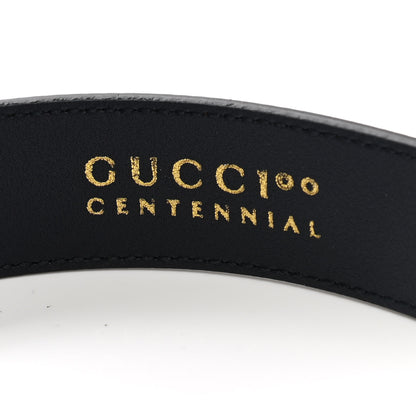 Gucci GG Supreme Monogram Kaleidoscope Double G 30mm Belt 115 46 Blue Orange Multicolor Blue Agata 6 of 6