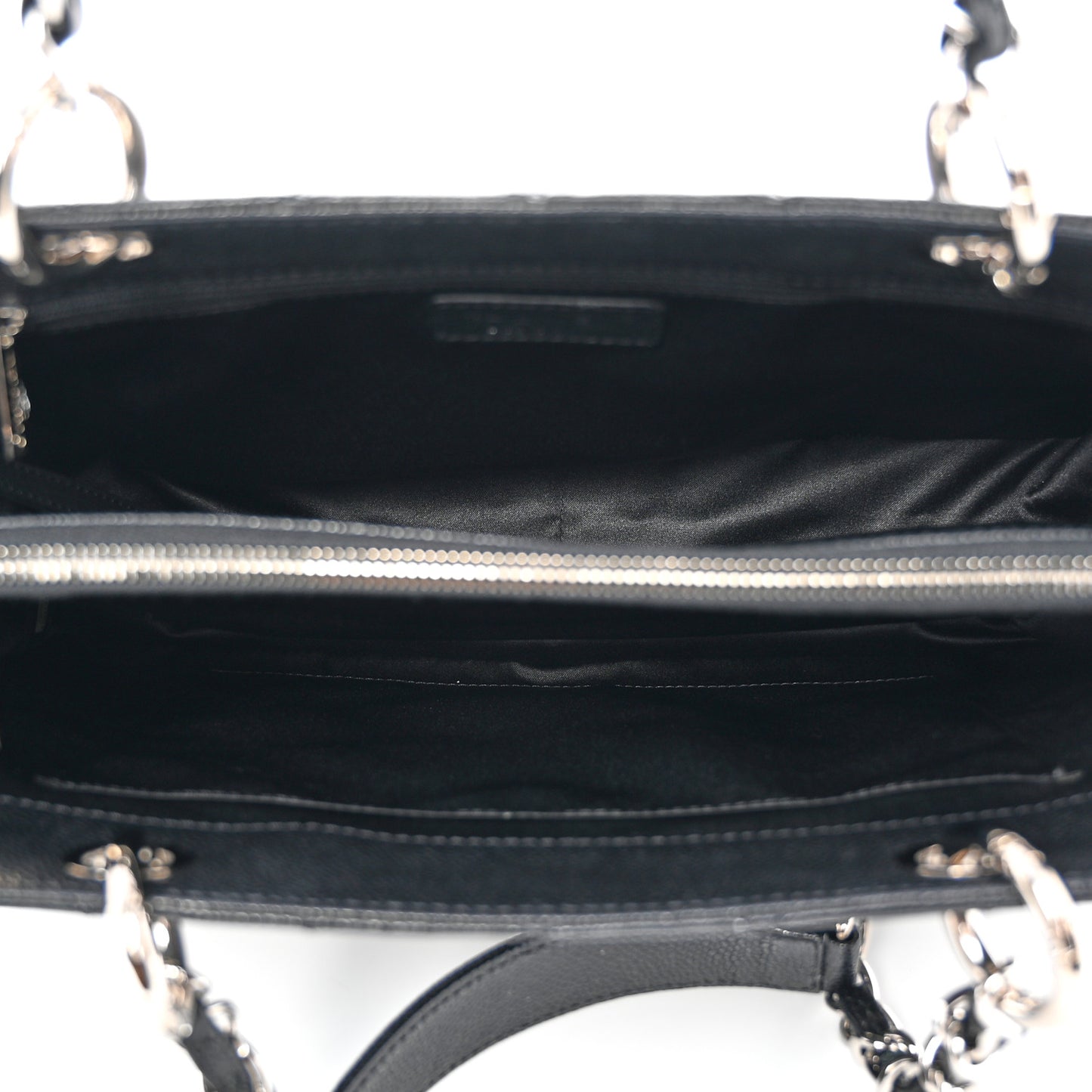 Caviar Quilted Grand Shopping Tote GST Black