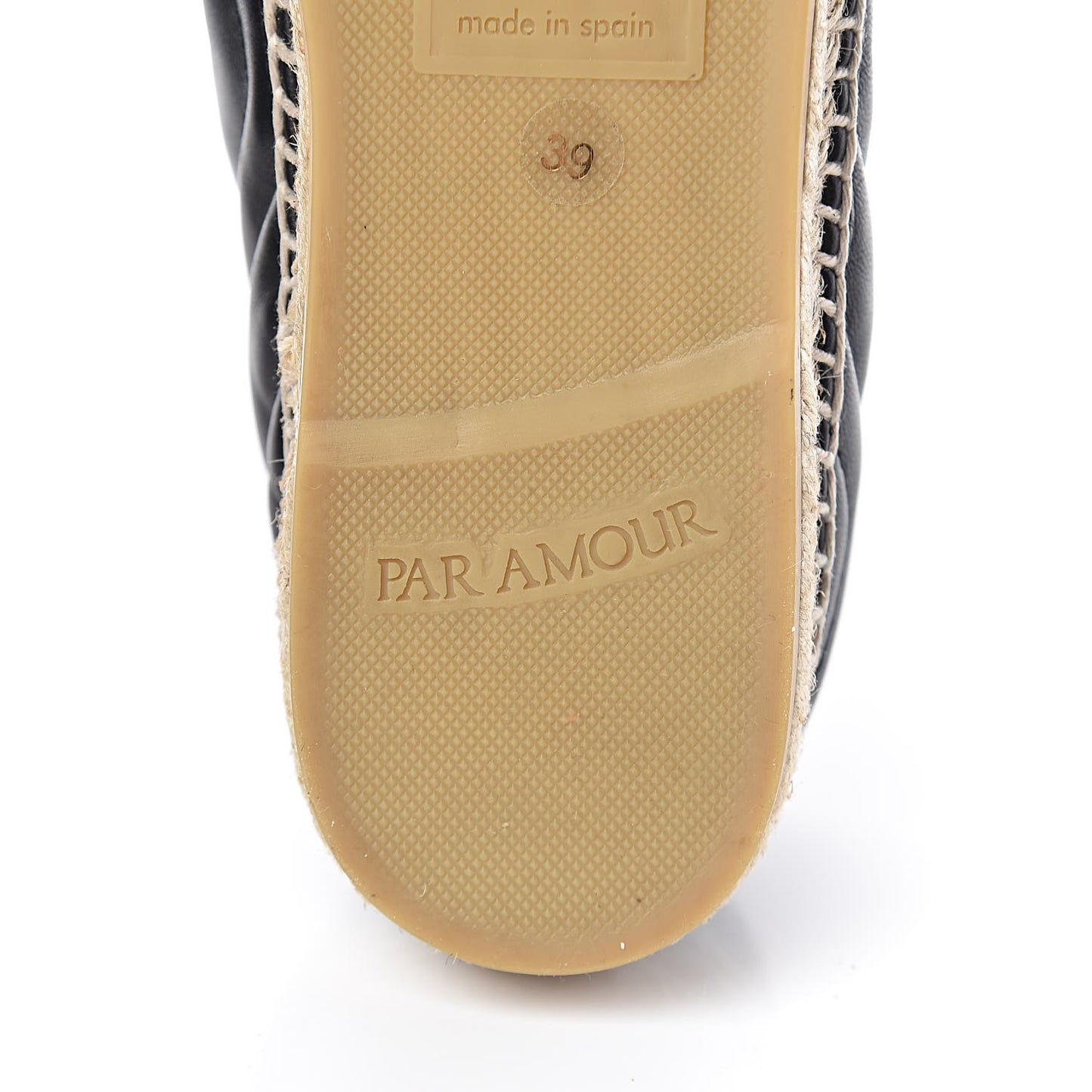 Nappa Matelasse GG Marmont Espadrilles 39 Black