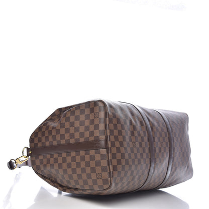 Louis Vuitton Damier Ebene Keepall Bandouliere 55 4 of 13