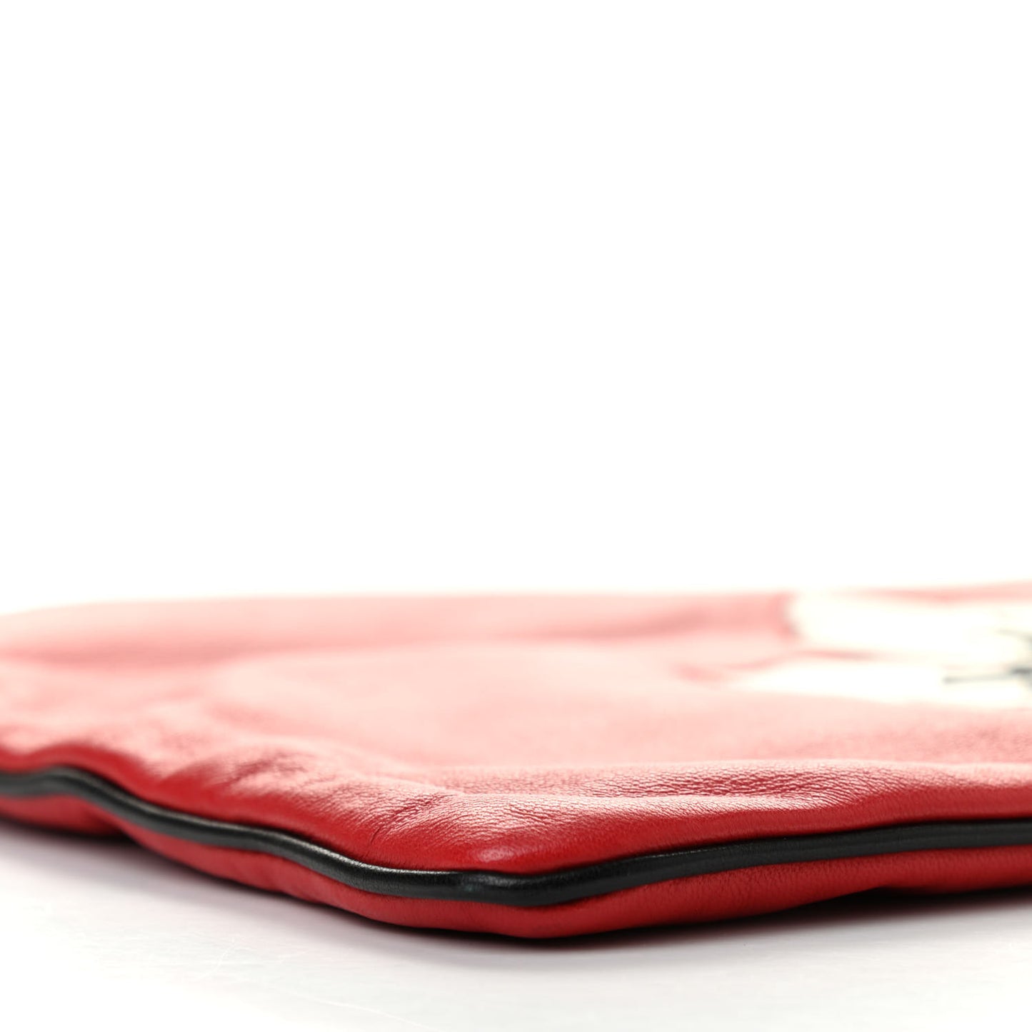 Nappa Zip Pouch Fuoco