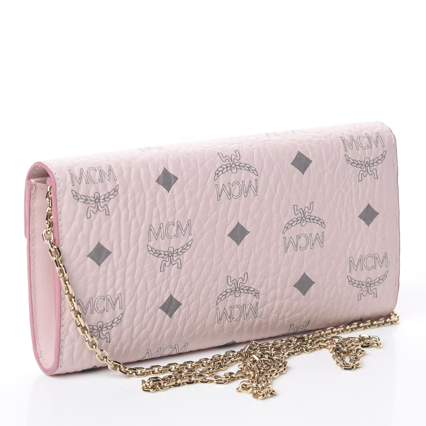 Visetos Large Patricia Wallet On Chain Soft Pink