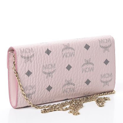 MCM Visetos Large Patricia Wallet On Chain Soft Pink 2 of 5