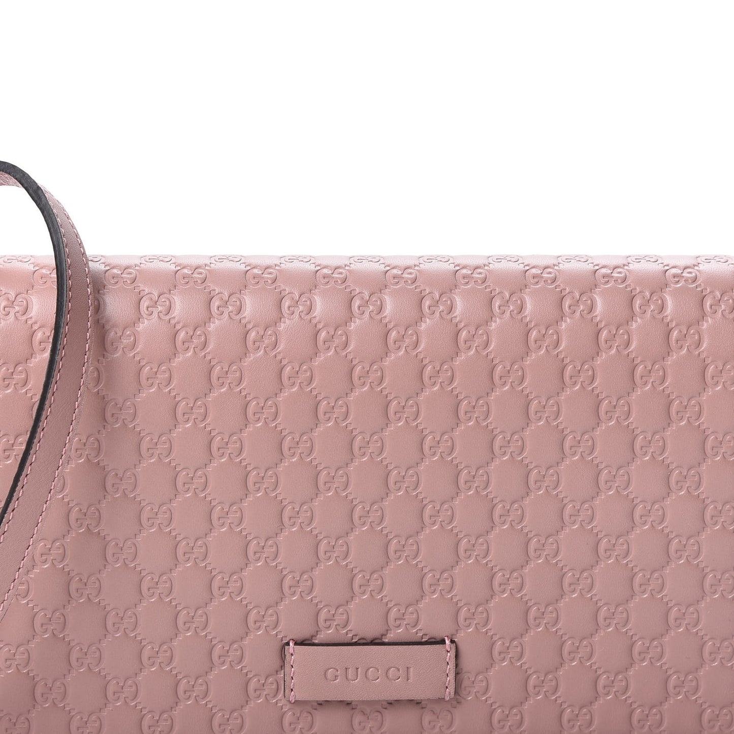 Microguccissima Crossbody Wallet Soft Pink