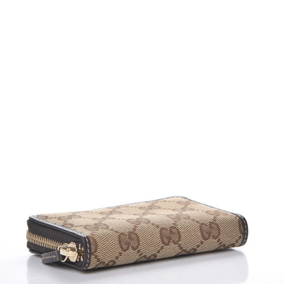 Gucci Monogram Zip Around Card Case Brown 4 of 7