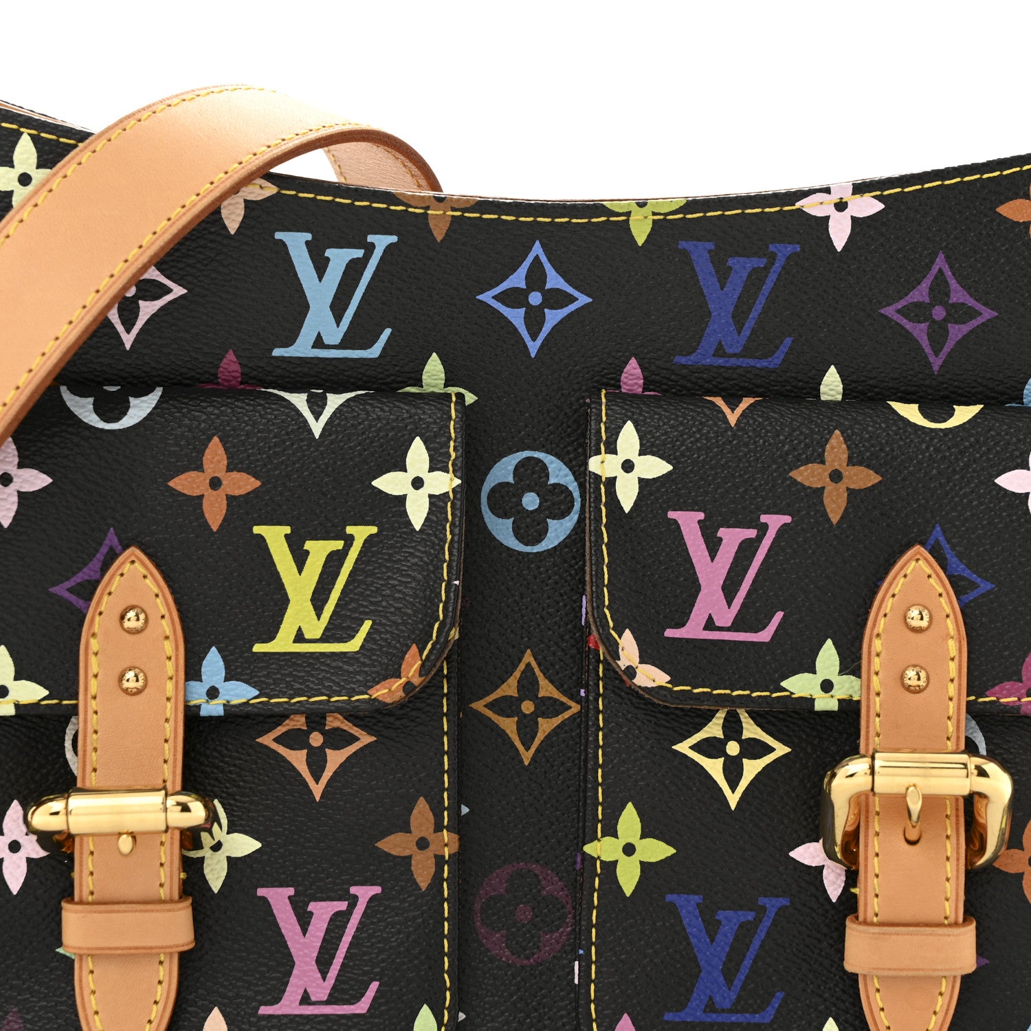 Louis Vuitton Monogram Multicolor Lodge GM Black 1737468