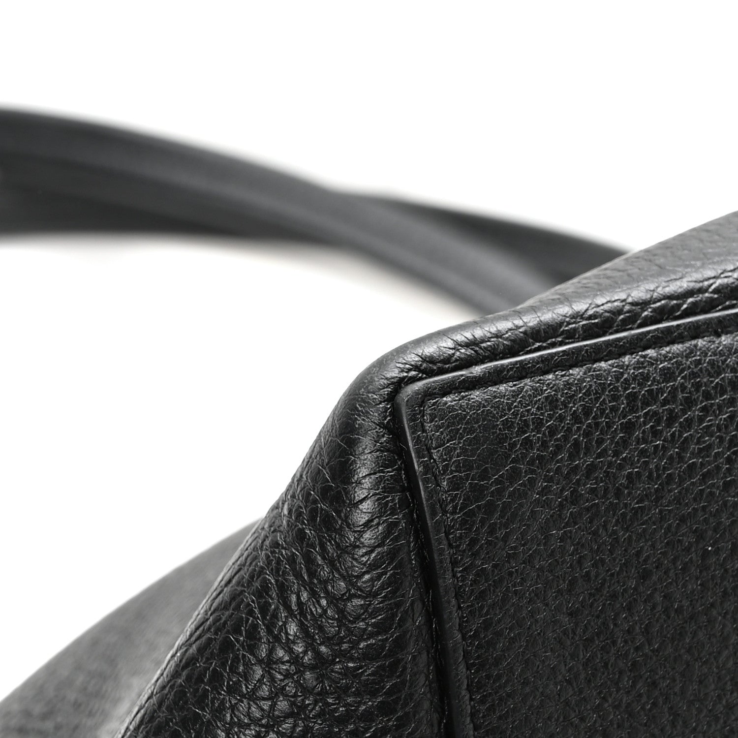 The Row Grained Calfskin Park Tote Three Black 10 of 11