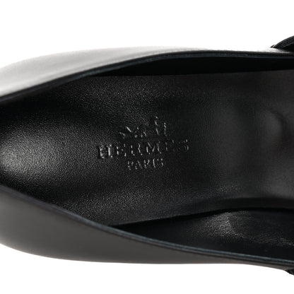Hermes Calfskin Kiara 40 Pumps 36.5 Black 8 of 10