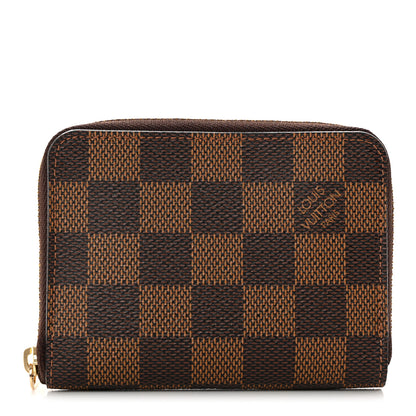 Louis Vuitton Damier Ebene Zippy Coin Purse 1 of 8