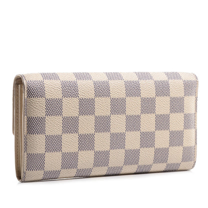 Louis Vuitton Damier Azur Sarah Wallet 3 of 14