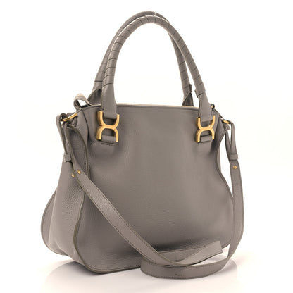 Chloe Calfskin Medium Marcie Satchel Cashmere Grey 3 of 8