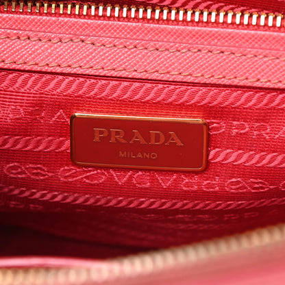 Prada Saffiano Mini Galleria Double Zip Tote Fragola 8 of 23