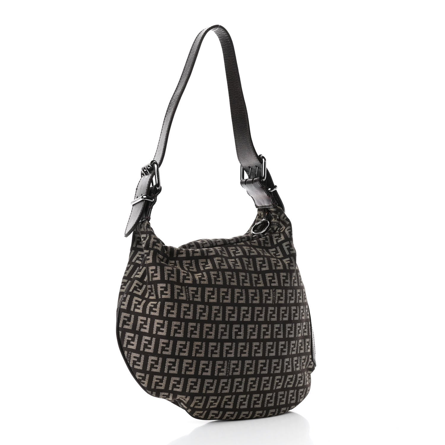 Fendi Zucchino Vitello Oyster Testa di Moro Beige 3 of 5