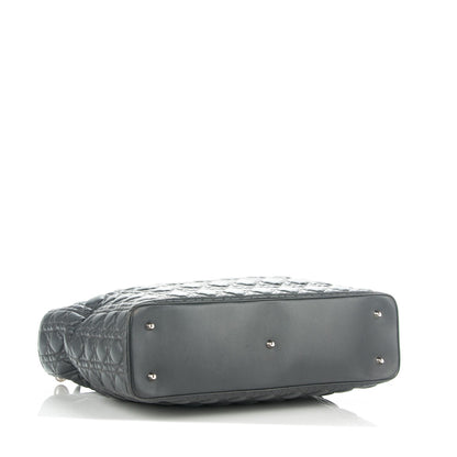 Christian Dior Lambskin Cannage Large Lady Dior Grey 4 of 11