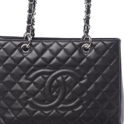 Chanel Caviar Quilted Grand Shopping Tote GST Black 10 of 10