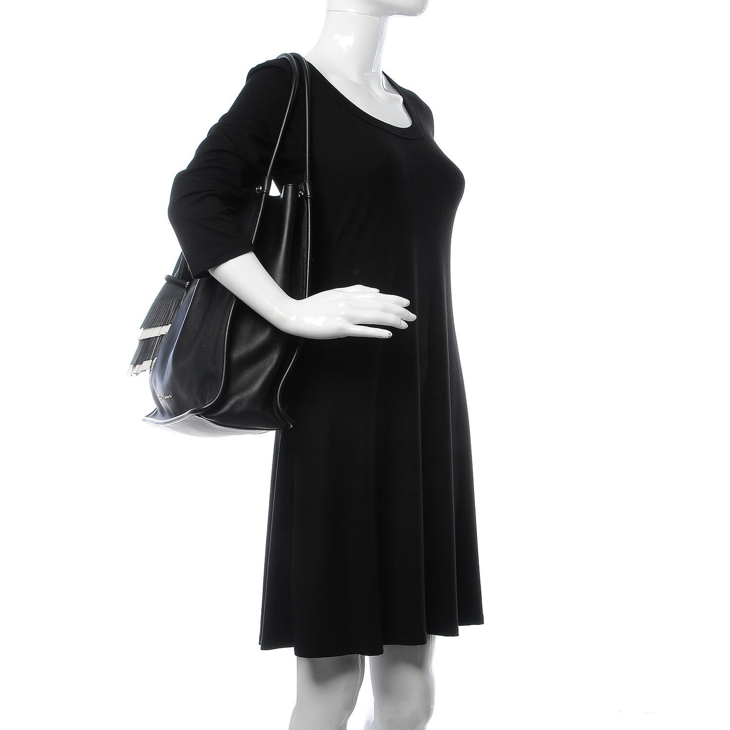 Soft Calfskin Medium Tote Black