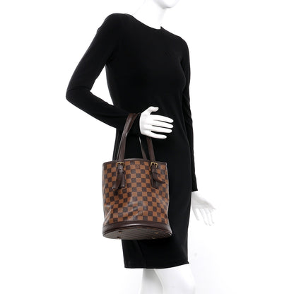 Louis Vuitton Damier Ebene Marais Bucket 23 2 of 11
