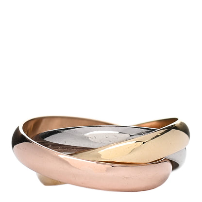 Cartier 18K Pink Yellow White Gold Classic Cartier Trinity Ring 51 5.75 3 of 5