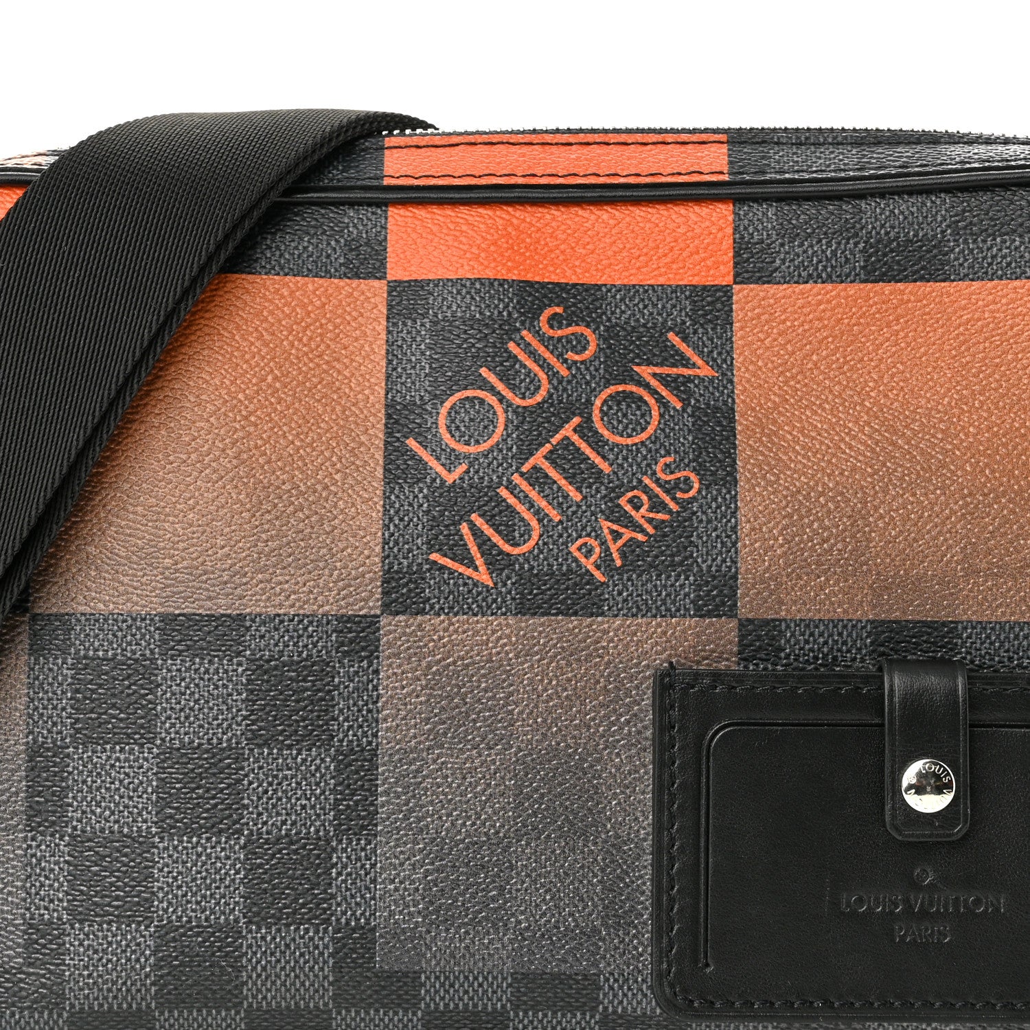 Louis Vuitton Giant Damier Graphite Alpha Messenger Bag Orange 7 of 9