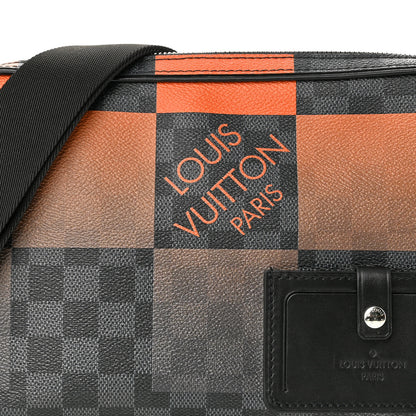 Louis Vuitton Giant Damier Graphite Alpha Messenger Bag Orange 7 of 9