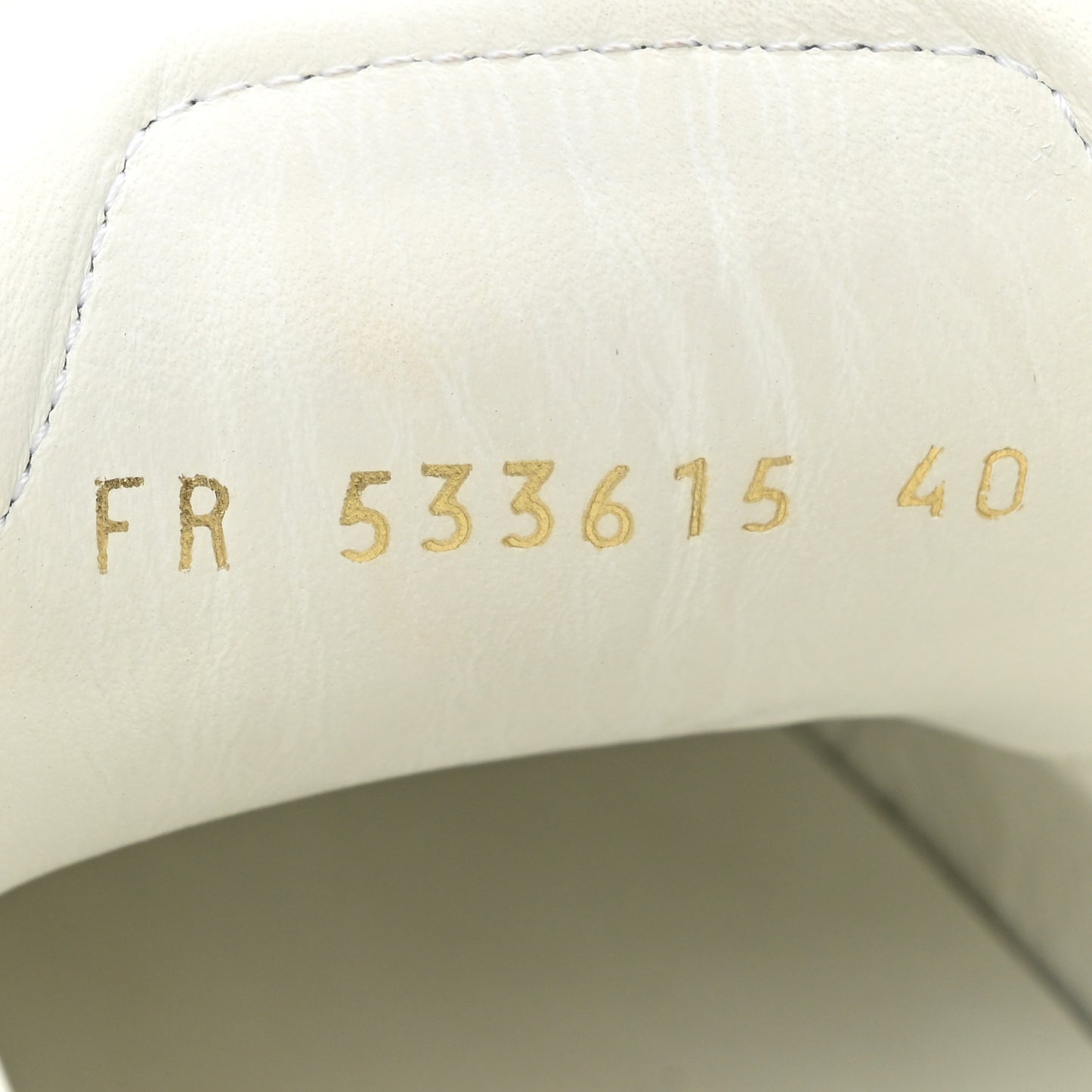 Calfskin Andy Low Top Sneakers 40 Blanc Optique