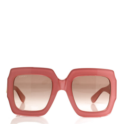 Gucci Square Frame GG0178S Sunglasses Rose Brown 2 of 8