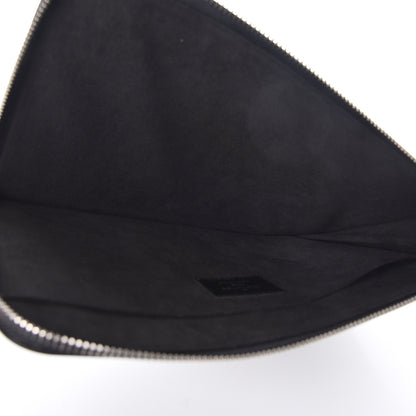 Louis Vuitton Calfskin Souple Pochette Jour PM Black 5 of 7