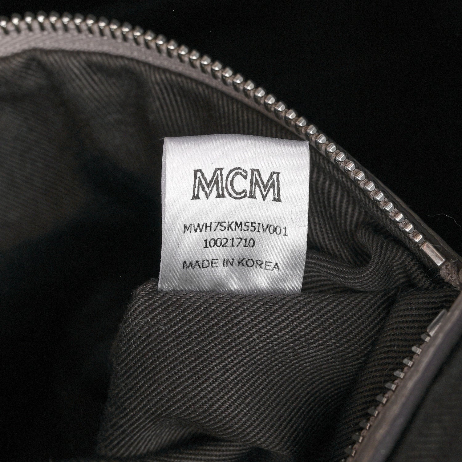 MCM Calfskin Ottomar Monogram Klara Medium Hobo Dove Grey 7 of 12